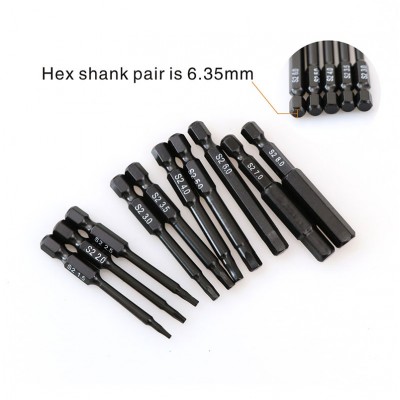 screwdriver bit set ph2 screw driver bits precision impact driver magnetic ring hexagon impact