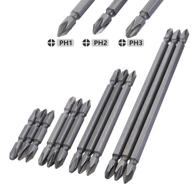 S2  Double Head Screwdriver Bit Durable Electric Screwdriver Bit Set