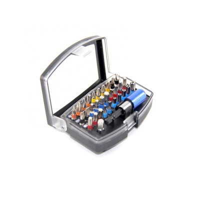 32pcs Quick Release Holder Color Ring Screwdriver CRV Bit Set With Tough Case Repair Tool Kit